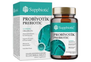 SUPPBIOTIC PROBIYOTIK & PREBIYOTIK KAPSUL  30 kapsül