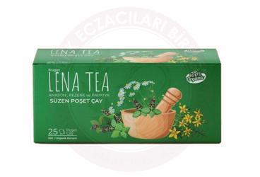 LENA TEA ANASON, REZENE VE PAPATYA SUZEN POSET CAY  25 poşet çay