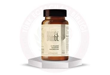 BRUGGE D VITAMINI, KALSIYUM VE MAGNEZYUM ICEREN TAKVIYE EDICI GIDA TABLET  30 tablet