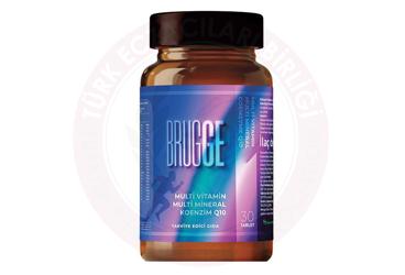 BRUGGE MULTIVITAMIN, MULTIMINERAL VE KOENZIM Q10 ICEREN TAKVIYE EDICI GIDA TABLET  30 tablet