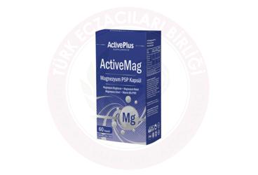 ACTIVE PLUS ACTIVEMAG MAGNEZYUM P5P TAKVIYE EDICI GIDA  60 kapsül