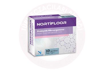 NORTIFLOOR PROBIYOTIK MIKROORGANIZMA ICEREN TAKVIYE EDICI GIDA SASE  10 saşe
