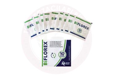 BIFLOREX INULIN VE PROBIYOTIK MIKROORGANIZMA ICEREN SASE TAKVIYE EDICI GIDA  10 saşe