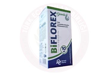 BIFLOREX INULIN VE PROBIYOTIK MIKROORGANIZMA ICEREN DAMLA TAKVIYE EDICI GIDA  10 ml şişe