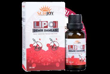 SUNJOY LIPO DEMIR ICEREN SIVI TAKVIYE EDICI GIDA  30 ml damla
