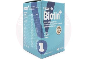 VITAMIR BIOTIN+ TAKVIYE EDICI GIDA TABLET  30 tablet