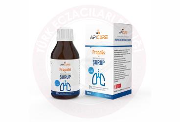 APICURE PROPOLIS VE BITKI EKSTRAKTI ICEREN SURUP  100 ml şişe