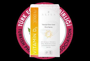 ALILA VITAMIN D3 ICEREN TAKVIYE EDICI GIDA  20 ml şişe