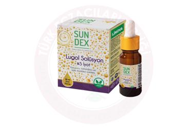 SUNDEX LUGOL SOLUSYON %5 IYOT DAMLA  30 ml şişe