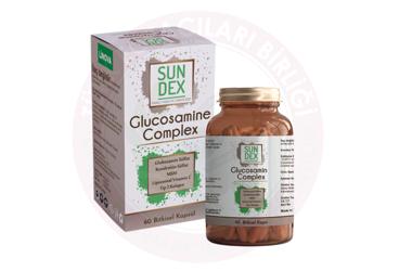 SUNDEX GLUCOSAMINE COMPLEX TAKVIYE EDICI GIDA KAPSUL  60 kapsül