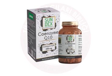 SUNDEX COENZYME Q10 TAKVIYE EDICI GIDA KAPSUL 200 mg 30 kapsül