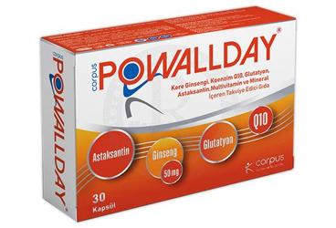 POWALLDAY TAKVIYE EDICI GIDA KAPSUL  30 kapsül