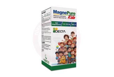 DELTA MAGNEPURE KIDS MAGNEZYUM VE VITAMIN B6 ICEREN SIVI TAKVIYE EDICI GIDA  150 ml şişe