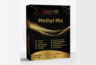 DAILYVIT METHYLMIX KUERSETIN, L-KARNITIN, VITAMIN VE MINERALLER ICEREN TAKVIYE EDICI GIDA  30 kapsül