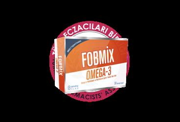 FOBMIX OMEGA-3, MULTIVITAMIN VE MULTIMINERAL ICEREN KAPSUL TAKVIYE EDICI GIDA  30 kapsül