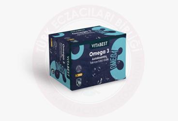VITABEST OMEGA 3 ICEREN KAPSUL TAKVIYE EDICI GIDA  50 kapsül