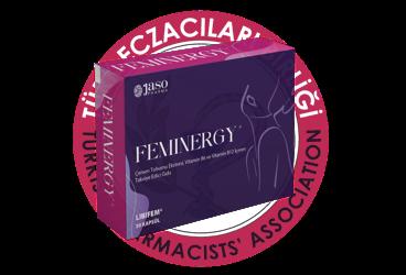 FEMINERGY CEMEN TOHUMU EKSTRESI, VITAMIN B6 VE VITAMIN B12 ICEREN TAKVIYE EDICI GIDA KAPSUL  30 kapsül