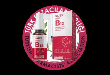 NATES METHYL B12 ICEREN TAKVIYE EDICI GIDA  20 ml şişe