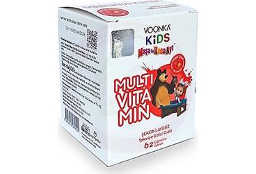 VOONKA KIDS MASA ILE KOCA AYI MULTIVITAMIN TAKVIYE EDICI GIDA CIGNEME TABLETI  62 tablet
