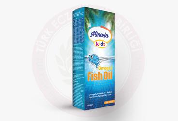 MINASIA KIDS OMEGA FISH OIL TAKVIYE EDICI GIDA  150 ml şişe