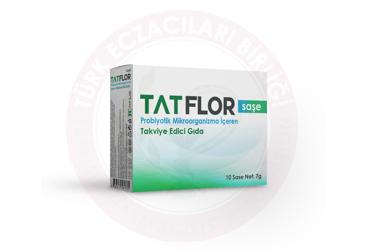 TATFLOR PROBIYOTIK ICEREN MIKROORGANIZMA ICEREN SASE TAKVIYE EDICI GIDA  10 saşe