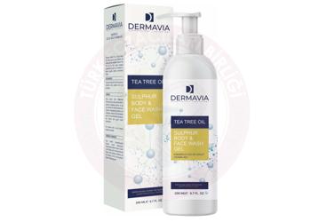 DERMAVIA KUKURTLU YUZ VUCUT YIKAMA JELI  200 ml şişe
