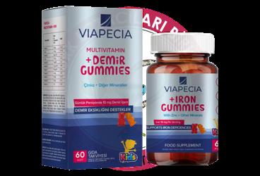 VIAPECIA IRON+MULTIVITAMIN GUMMY TABLET  60 tablet