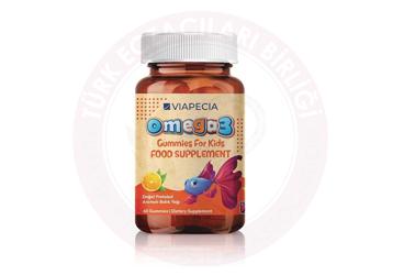 VIAPECIA OMEGA 3 PORTAKAL AROMALI CIGNENEBILIR KAPSUL  60 kapsül