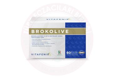 BROKOLIVE BROKOLI EKSTRESI VE BITKI EKSTRELERI ICEREN TAKVIYE EDICI GIDA  BITKISEL KAPSUL  60 kapsül