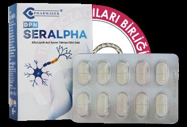 SERALPHA ALFA LIPOIK ASIT ICEREN TAKVIYE EDICI GIDA  30 tablet