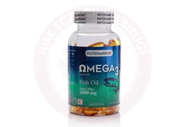 POTIOGARDEN OMEGA 3 TAKVIYE EDICI GIDA KAPSUL  200 kapsül