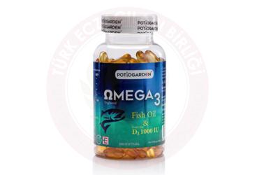 POTIOGARDEN OMEGA 3 & D3 ICEREN TAKVIYE EDICI GIDA KAPSUL  200 kapsül