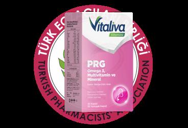 VITALIVA VITMAIN PRG OMEGA 3, MULTIVITAMIN VE MINERAL ICEREN TAKVIYE EDICI GIDA  30 kapsül + 30 softgel
