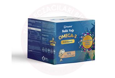 PEARLVIT BALIK YAGI, OMEGA 3, VITAMIN A VE VITAMIN E ICEREN TAKVIYE EDICI GIDA FLAKON  15 flakon