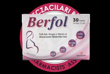 BERFOL TAKVIYE EDICI GIDA  30 kapsül