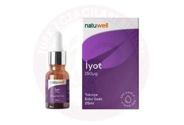 NATUWELL IYOT ICEREN TAKVIYE EDICI GIDA  25 ml şişe