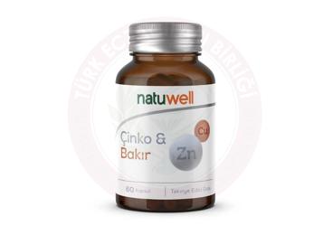 NATUWELL CINKO, BAKIR ICEREN TAKVIYE EDICI GIDA  30 kapsül