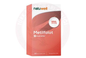 NATUWELL METILFOLAT ICEREN TAKVIYE EDICI GIDA  30 tablet