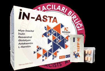 IN-ASTA TAKVIYE EDICI GIDA SASE+TABLET  30 saşe+30 tablet