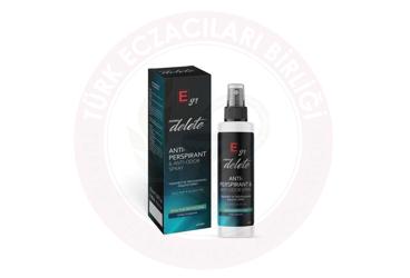 DERMADELETE TERLEMEYI VE TER KOKUSUNU ONLEYICI SPREY  100 ml şişe