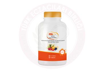 OPTIVITA KIDS GUMMIES MULTIVITAMIN VE MINERAL ICEREN TAKVIYE EDICI GIDA TABLET  60 tablet