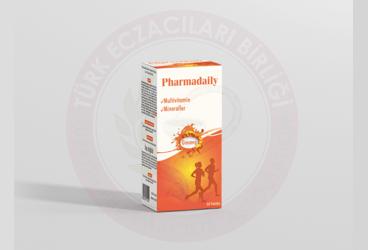 PHARMADAILY GINSENG MULTIVITAMIN & MINERAL ICEREN TAKVIYE EDICI GIDA TABLET  30 tablet