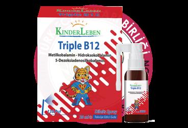 KINDERLEBEN TRIPLE B12 DILALTI SPREY  20 ml şişe