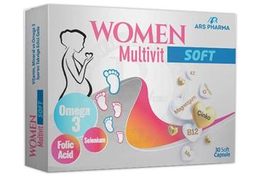 WOMEN MULTIVIT SOFT TAKVIYE EDICI GIDA KAPSUL  30 kapsül