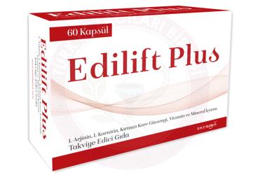 EDILIFT PLUS TAKVIYE EDICI GIDA KAPSUL  60 kapsül