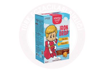 HAPPY CURE IRON DROP TAKVIYE EDICI GIDA  30 ml şişe