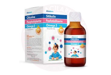 MIRADERM SITIKOLIN, FOSFOTIDILSERIN VE OMEGA 3 ICEREN TAKVIYE EDICI GIDA  100 ml şişe