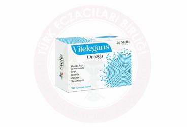 VITELEGANS OMEGA TAKVIYE EDICI GIDA KAPSUL  30 kapsül