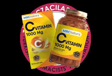 MRC NATURA C VITAMINI ICEREN TAKVIYE EDICI GIDA TABLET 1000 mg 30 tablet