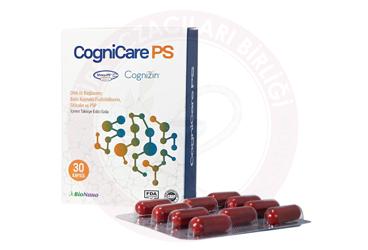 COGNICARE PS FOSFOTIDILSERIN, SITIKOLIN VE P5P ICEREN TAKVIYE EDICI GIDA KAPSUL  30 kapsül